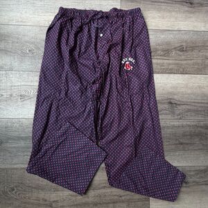 MLB Bottom Drawers Sleepwear College Concepts Red Sox Pajama Pants Cotton